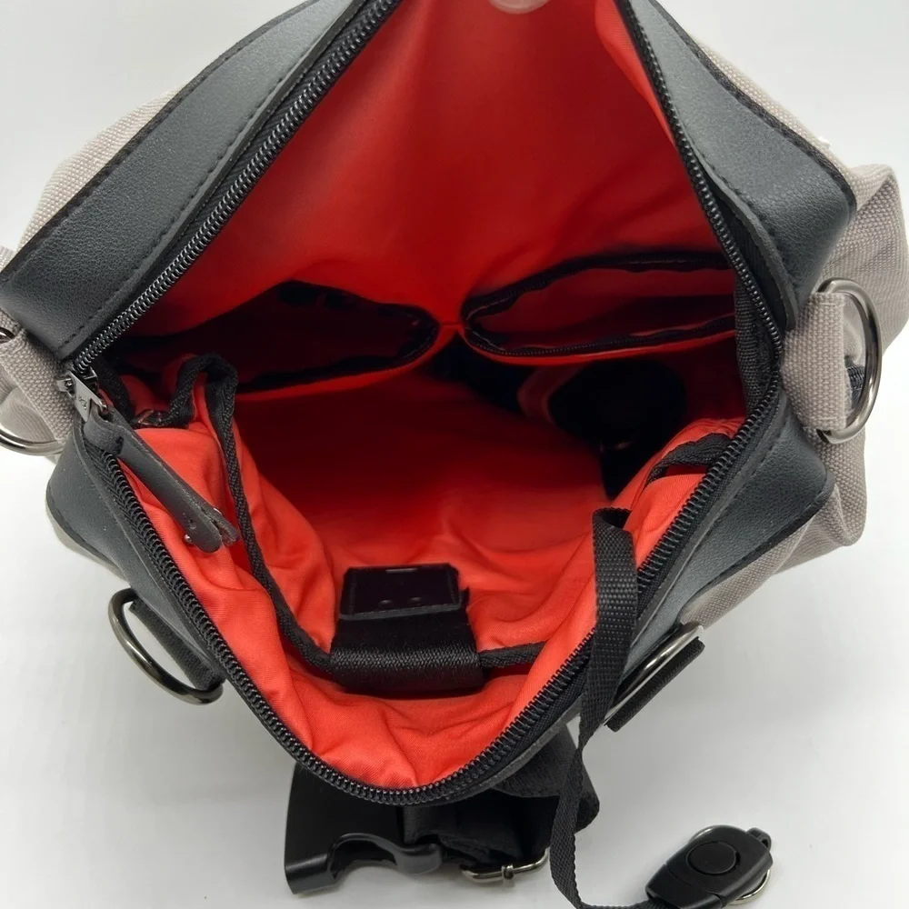 ANVANDA OF STOCKHOLM MULTI-PURPOSE CANVAS & LEATHER TRAVEL BAG NWOT
